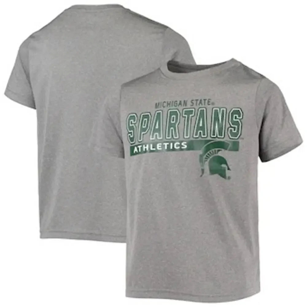 NWT Team Athletics Heather Gray DRI-FIT Michigan State Spartans Athletics TShirt